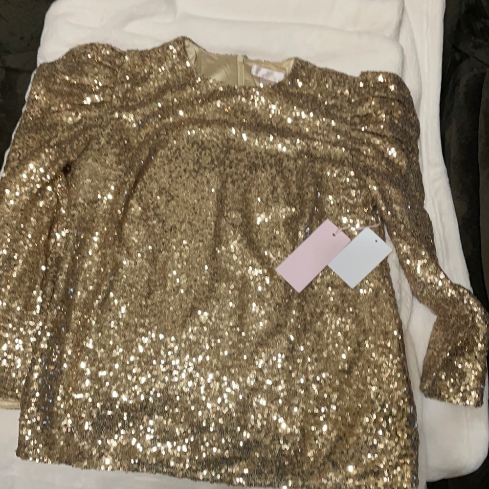 Gold blouse